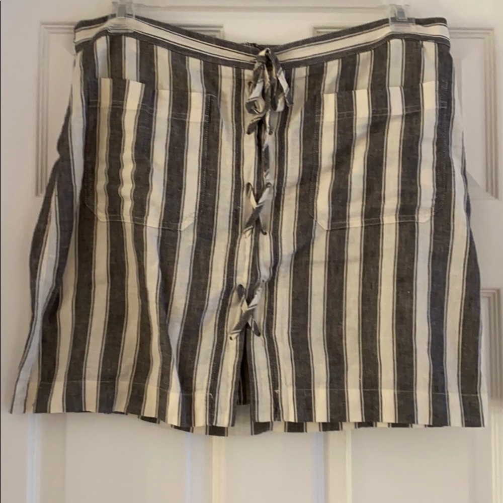 Madewell striped skirt